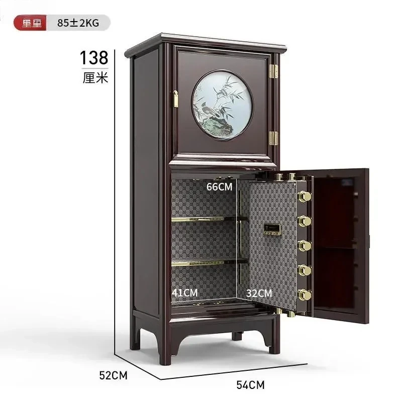 solid wood safe invisible home anti-theft living room bedroom storage cabinet storage large capacity safe