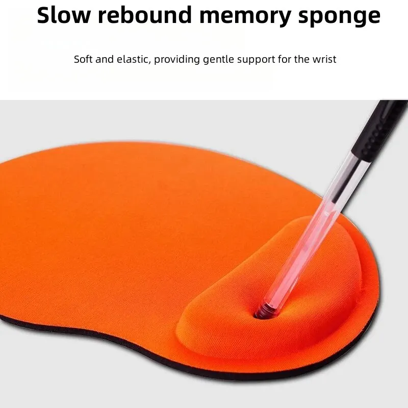 E01 Wrist Guard Mouse Pad Office Desk Pad Soft And Comfortable Memory Cotton Rebound Ultra Light image 2