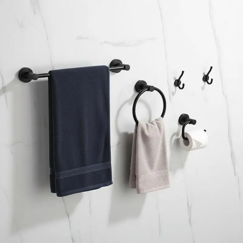 304 Stainless Steel Bathroom Towel Ring Rustproof Wall Mounted Towel Rack Holder Heavy Duty Towel Hanger for Laundry Room