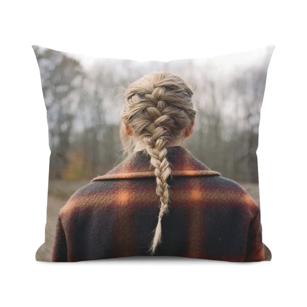 Evermore Album Cover Design Cushion Cover 45x45cm Home Decor Sofa Pillow Home Pillowcase