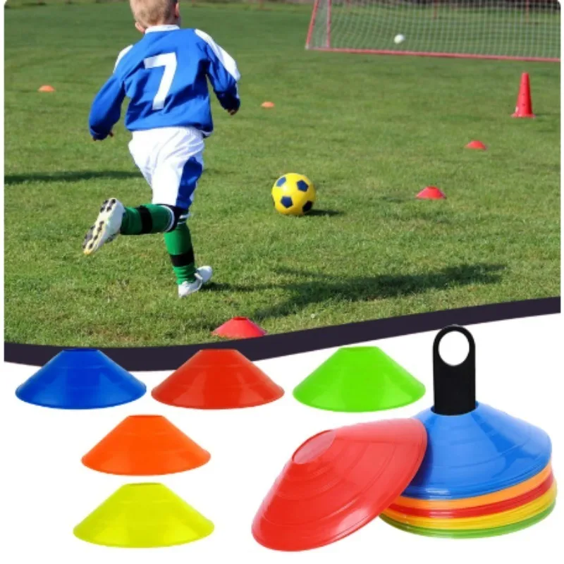 Juego de conos de disco de agilidad, conos de entrenamiento de fútbol, marcadores, accesorios de entrenamiento