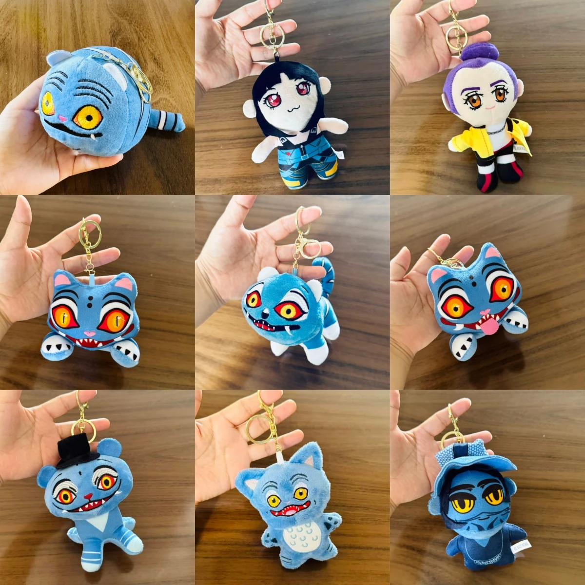 Kpop شيطان الصيادين أفخم قلادة اللعب ديربي النمر شيطان ميرا رومي زوي بلوشيز ظهره المفاتيح محشوة دمية الاطفال الهدايا
