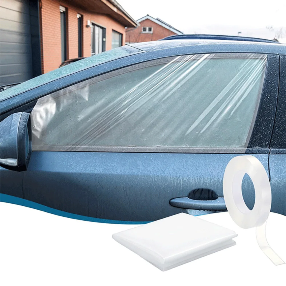 Vehicle Privacy Film Temporary Window Film For Roadside Repairs 31.5 X 47.24 Inches Easy Installation Car Film