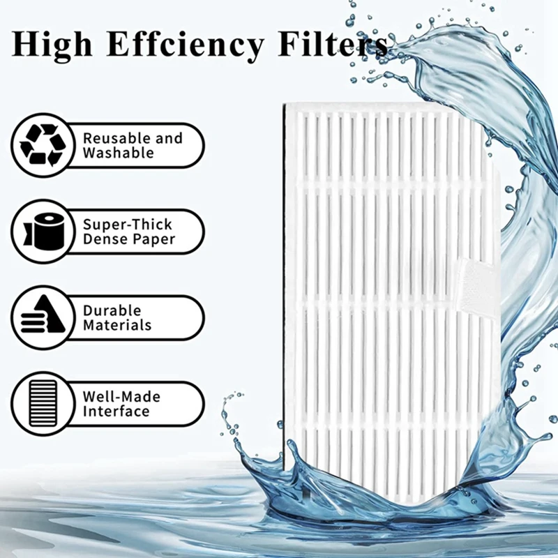 روبوتية خالدة قماش ممسحة قابل للغسل ، فلاتر بديلة إكسسوارات ، تناسب كونجا ecotec