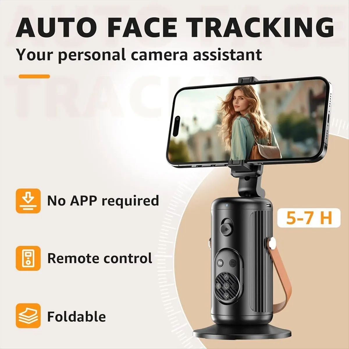 Super Sale Q04 Gimbal Fully Automatic Follower with Remote Control Mobile Phone Holder Stabilizer AI Smart Face Mobile Phone Gim