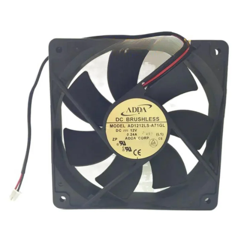 LZ ADDA AD1212LS-A71GL 120 мм охлаждающий вентилятор постоянного тока 12 В 0,24 А 2-проводной 120X120X25 мм низкопрофильный для компьютерного оборудования LZ ADDA AD1212LS-A71GL 120 мм охлаждающий вентилятор постоянного тока 12 В 0,24 А 2-проводной 120X120X25 мм низкопрофильный для компьютерного оборудования