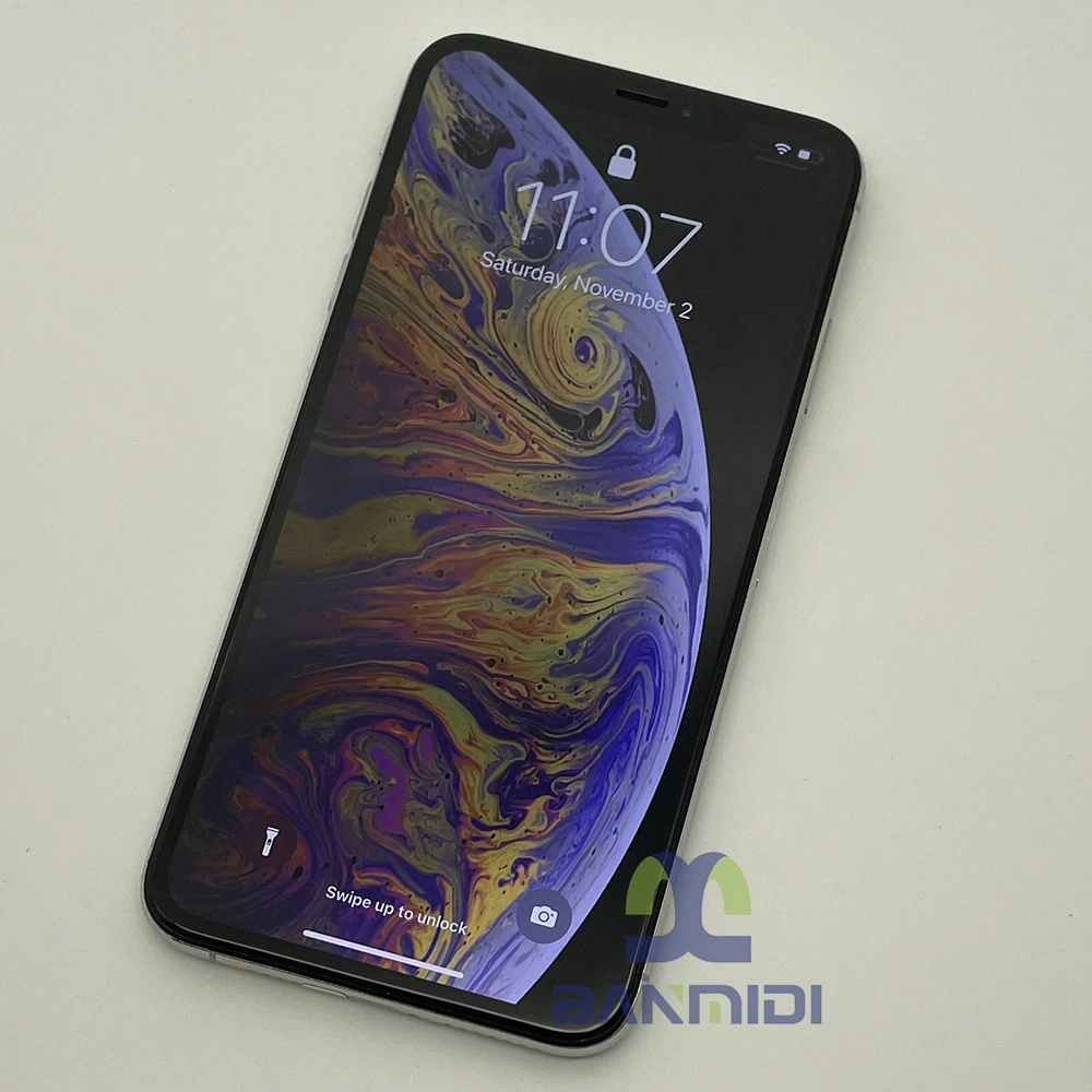 هاتف Apple iPhone XS Max 6.5 بوصة محمول 64 جيجابايت/256 جيجابايت أصلي غير مقفول IOS هاتف ذكي 4 جيجابايت رام 12 ميجابكسل 4G LTE معرف الوجه يعمل