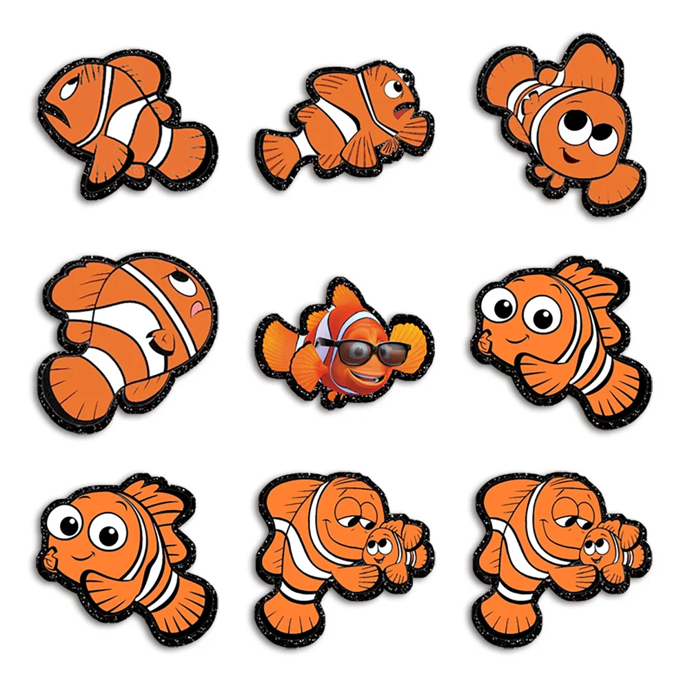 

Finding Nemo 5pcs Disney Movie Chunky Glitter Acrylic Flatback for Badge Hair Bow Keychain Reel Clip Decoration