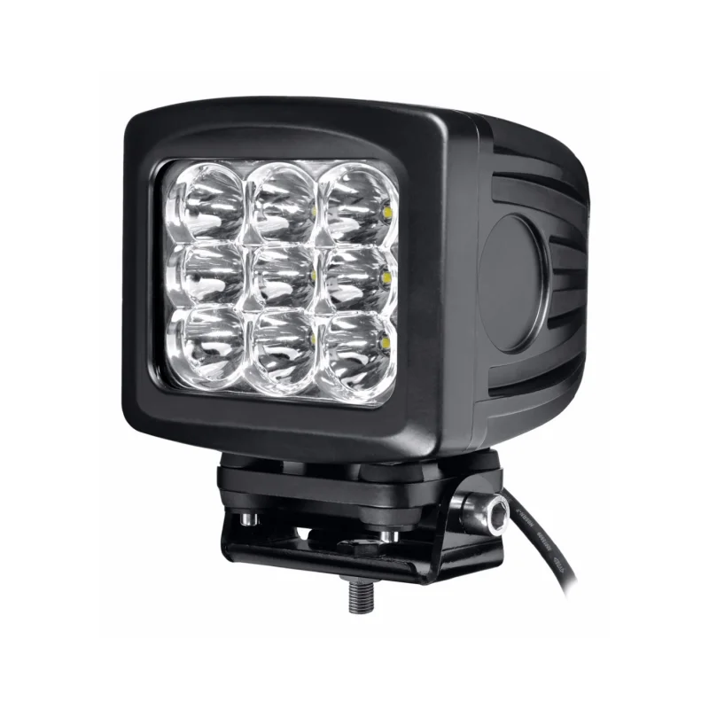 Projecteur antibrouillard LED pour camions, lampe de conduite à faisceau d'inondation, lampe de travail pour tracteur, accessoires tout-terrain, véhicule automatique, 4x4, 12V, 24V, 6 pouces, 90W