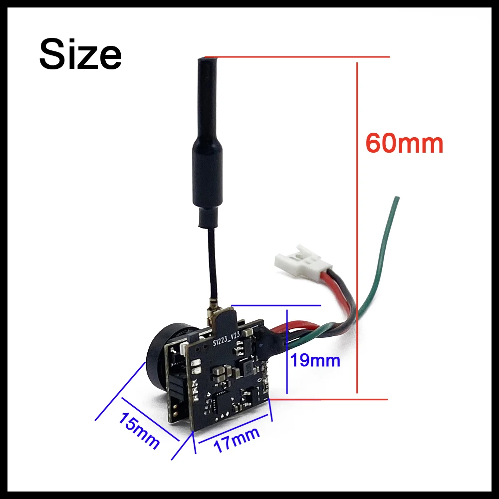 5.8g 48ch 200mw transmissor VTX-CAM 1000tvl 120 graus aio câmera + skydroid uvc fpv transmissor receptor para android telefone móvel