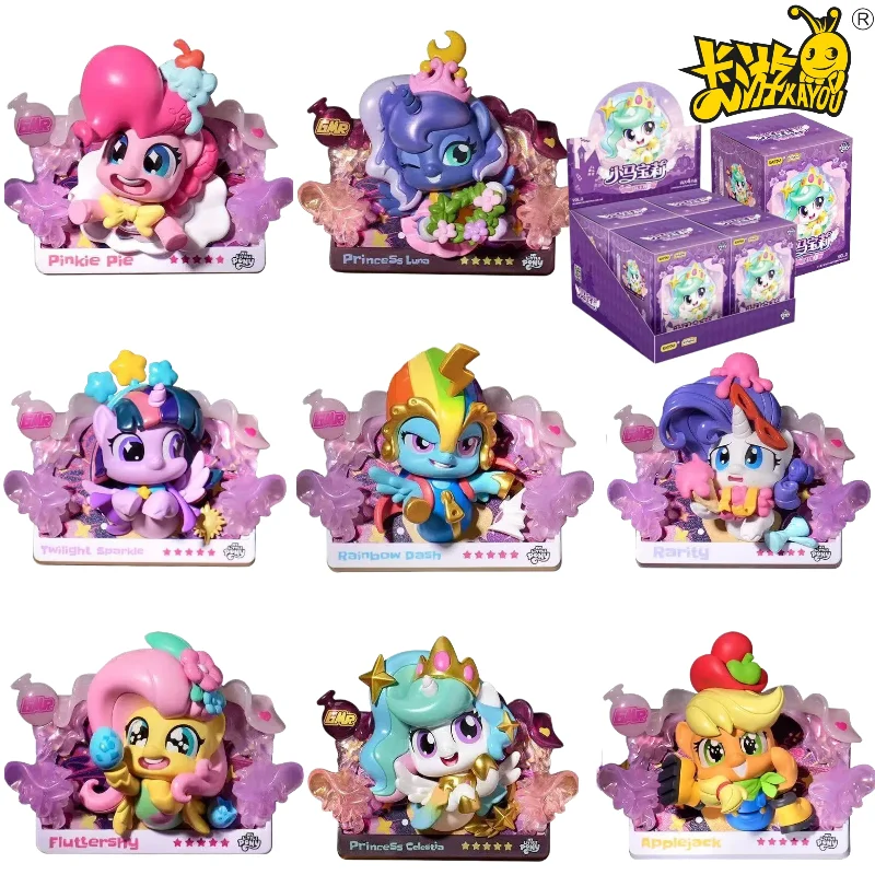 KAYOU My Little Pony Collectible Figure Statue Princess Celestia Princess Luna Pinkie Pie Multiple Character Model Collection