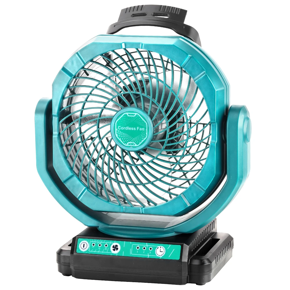 

Outdoor camping shaking fan Cordless Oscillating Fan for Makita 18V Battery,Jobsite Industrial Camping Fan(Battery not Included)