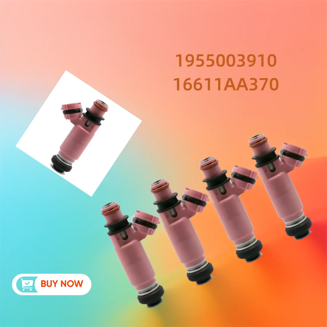 

4Pcs/Set Pink Fuel Injectors For Subaru JDM 565CC 195500-3910 16611AA Auto Parts Accessory