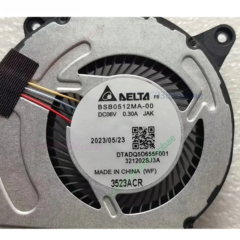 Replacement Handheld Gaming Device CPU Cooling Fan for Valve Steam Deck BSB0512MA-00 DC06V 0.30A