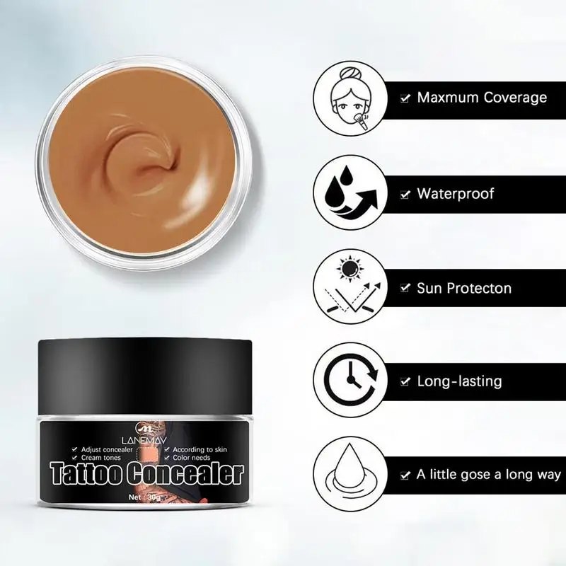 Body Coverage Perfector Smudge Resistant Long Lasting Waterproof Enhancer Body Foundation Skin Perfecting Full Coverage Natural