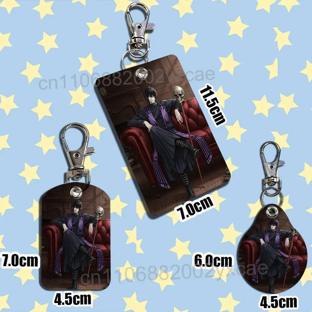 Beelzebub Record of Ragnarok Keychain Holder Suitable For Subway Bank Card Bus Card Case Badge Holder Wallet Card Textured view 2