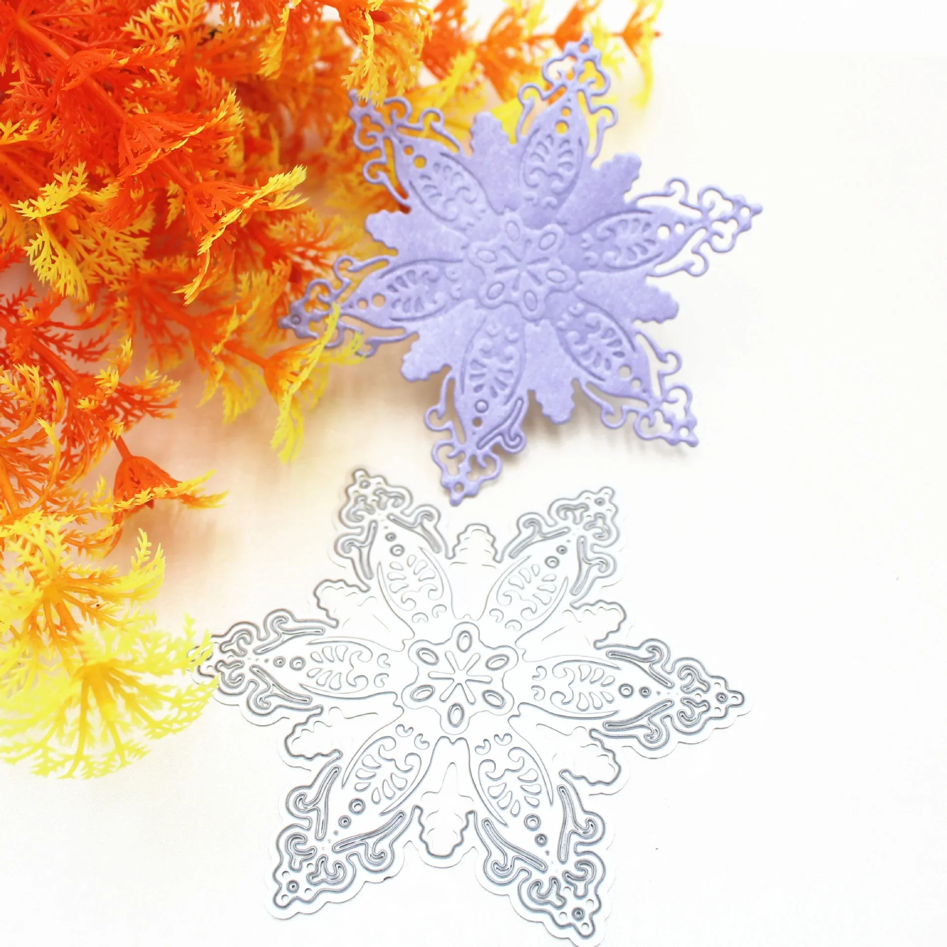 1pc Knife Die Scrapbook Etching   Snowflake Embossing Carbon Steel   Paper Art   Cut S