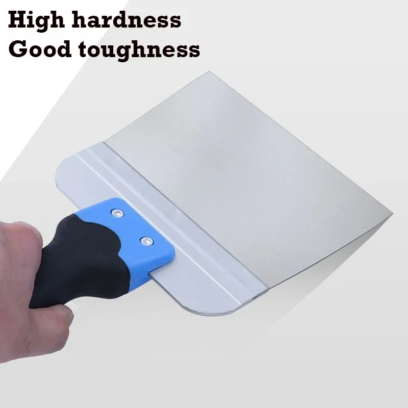 1PC 6/8/10/12/14inch Putty Knife Stainless Steel Scraper For Repair Fill Wall Reusable Cleaning Scraping Plaster Hand Tools