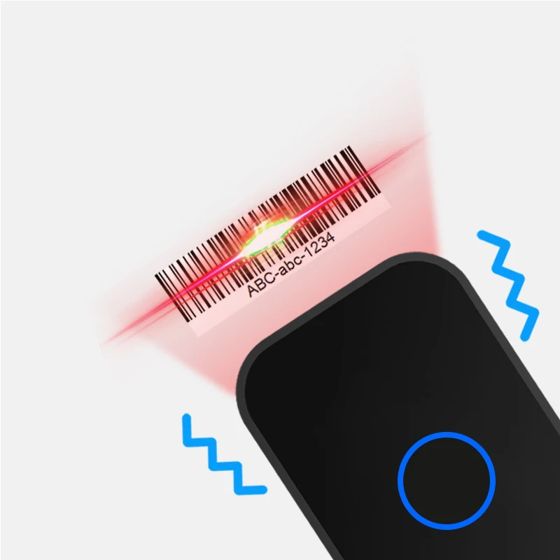 

2011D Mini Bluetooth Barcode Scanner 2D QR 1D Supermarket Warehouse Carry It Small And Resistant To Falling