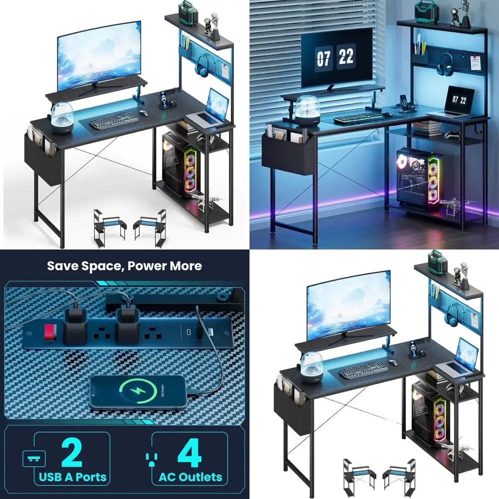 L-Shaped Led Gaming…