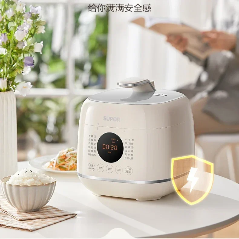 طنجرة الضغط الكهربائية المنزلية متعددة الوظائف أوتوماتيكية بالكامل ذكية متكاملة طنجرة الأرز ذات الضغط العالي