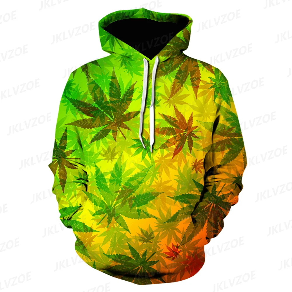 3D Printed Men Autumn Hoodies Fashion Maple Leaves Flowers Human Made Hoodie Handsome Tracksuit Cool Pullove Long Sleeve Hip Hop