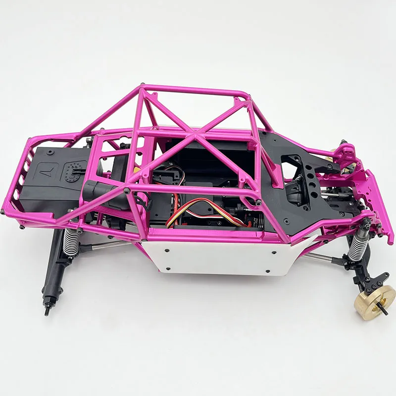 إطار أنبوب من سبائك الألومنيوم باستخدام الحاسب الآلي VP H10 أرجواني أسود تيتانيوم اختياري لـ 1/10 RC الزاحف سيارة Traxxas إطار الأنابيب أجزاء قذيفة السيارة