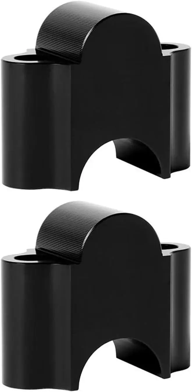 

Handlebar Riser: 2.5-Inch Black Aluminum Alloy Ergonomic Lift for Custom Comfort - Easy Installation No Drilling Motorcycle