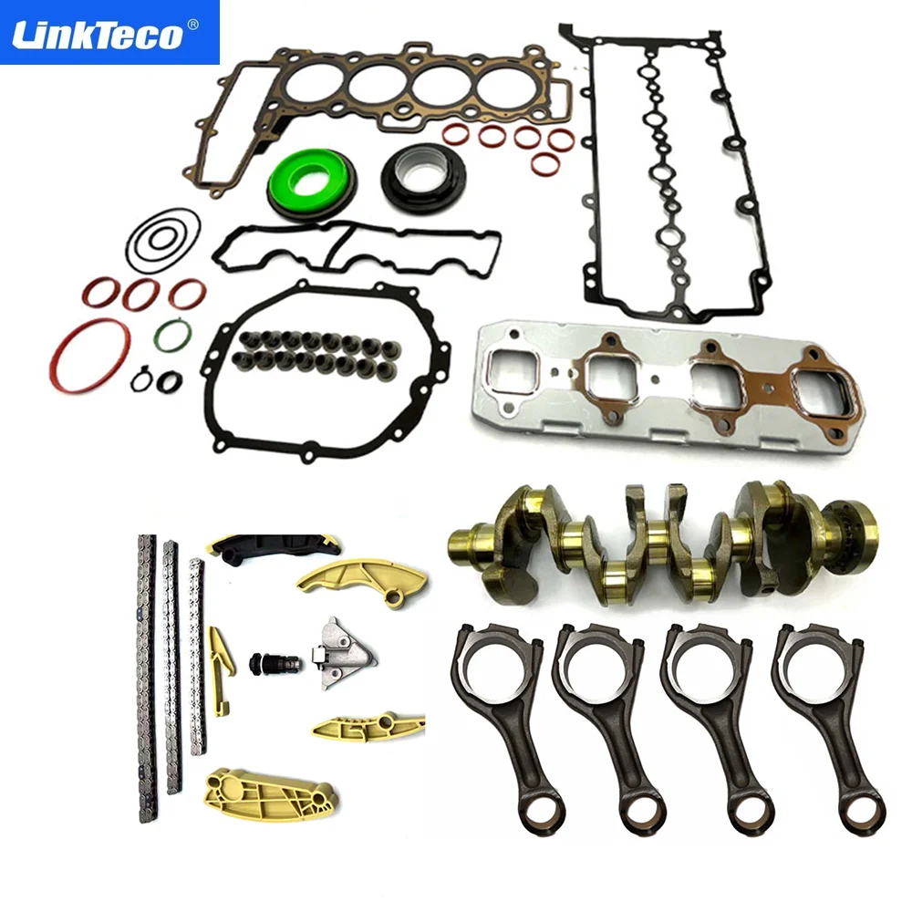 

Car Head Gasket Set & Crankshaft Tming Chain Kit For LAND ROVER RANGE ROVER EVOQUE JAGUAR E-PACE XE XF 204DT 2.0 T I4 DIESEL