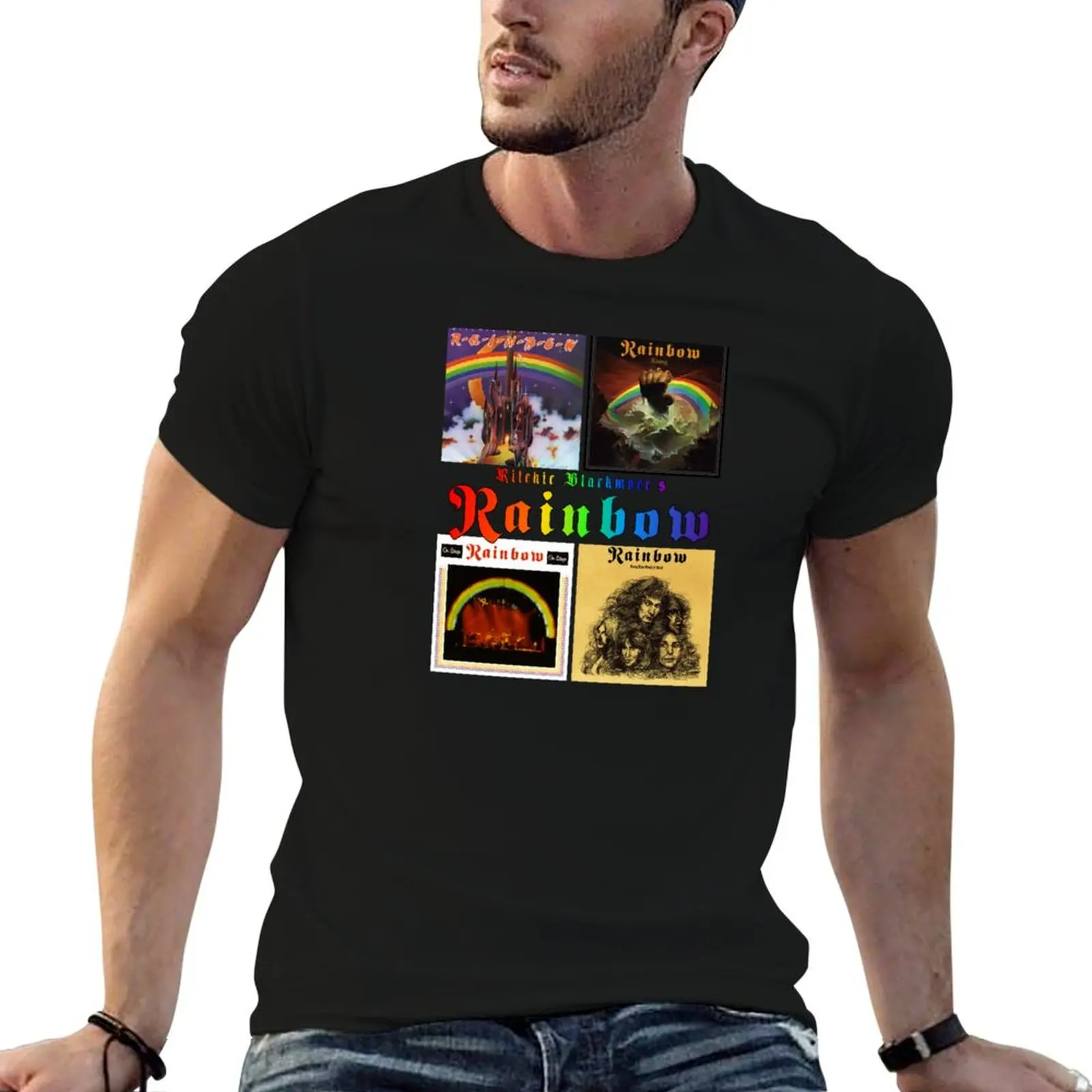 

Rainbow: The Dio Years T-Shirt t shirt men 100% cotton luxury brand man t shirts high quality luxury brand T-Shirt