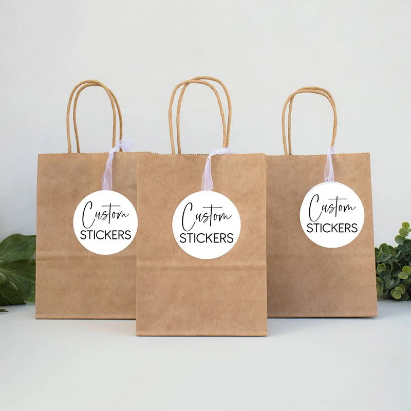 Pegatinas personalizadas y logotipo personalizado, pegatinas para cajas de regalo de cumpleaños y bodas, bricolaje tus propios pegatinas con logotipo, pegatinas personalizadas