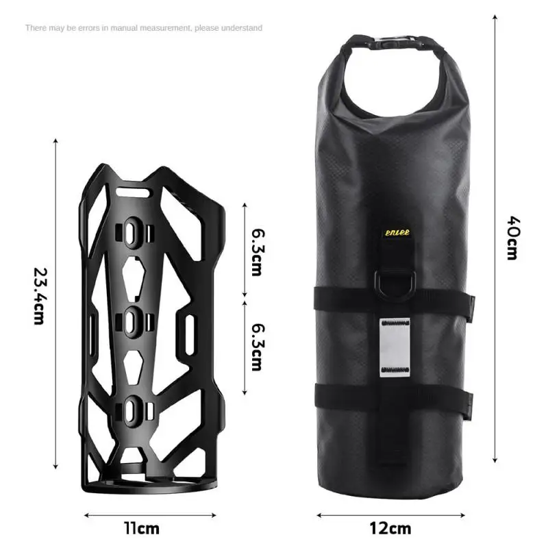 Spacious Multi-purpose Front Fork Bag Lasting Night Warning Outdoor Water Bag Mountain Bike Bag Fully Waterproof Free Loading