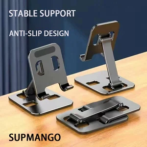 Tragbare Metall -Metall -Falttischunterstützung, Mobiltelefontabelle, fauler Tisch, universelle Mobilfunk- und Tablets -Klammer 10 Hauptverkaufsmetallic Support - №7