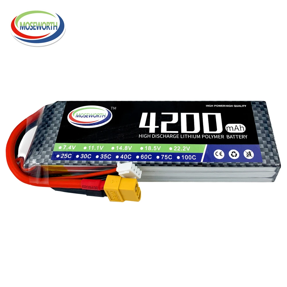 11.1V 3S 100C Lipo XT60/XT90 T PLUG Battery For RC Car 1300 1500 1800 2200 3000 3300 3800 4200 3s Lipo Battery 5200 6000mAh