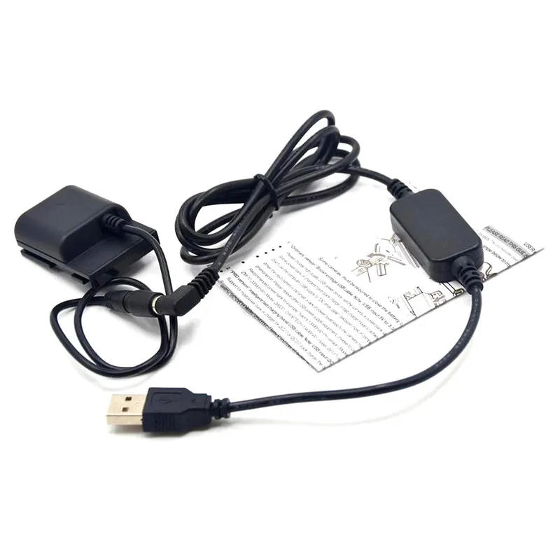 Vitesun 5V Power Bank USB Cable Adapter + NB2L Dummy Battery DR-20 for Canon G7 G9 S40 S45 S50 S55 S60 S70 S80 EOS 350D 400D