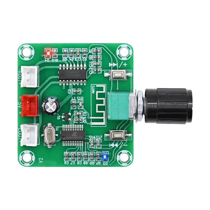 ABMF-Digital PAM8403 قوة صغيرة 5 واط مكبر للصوت مجلس مكبر صوت أمبير وحدة 2 قناة بلوتوث 5.0 لتقوم بها بنفسك المنزل