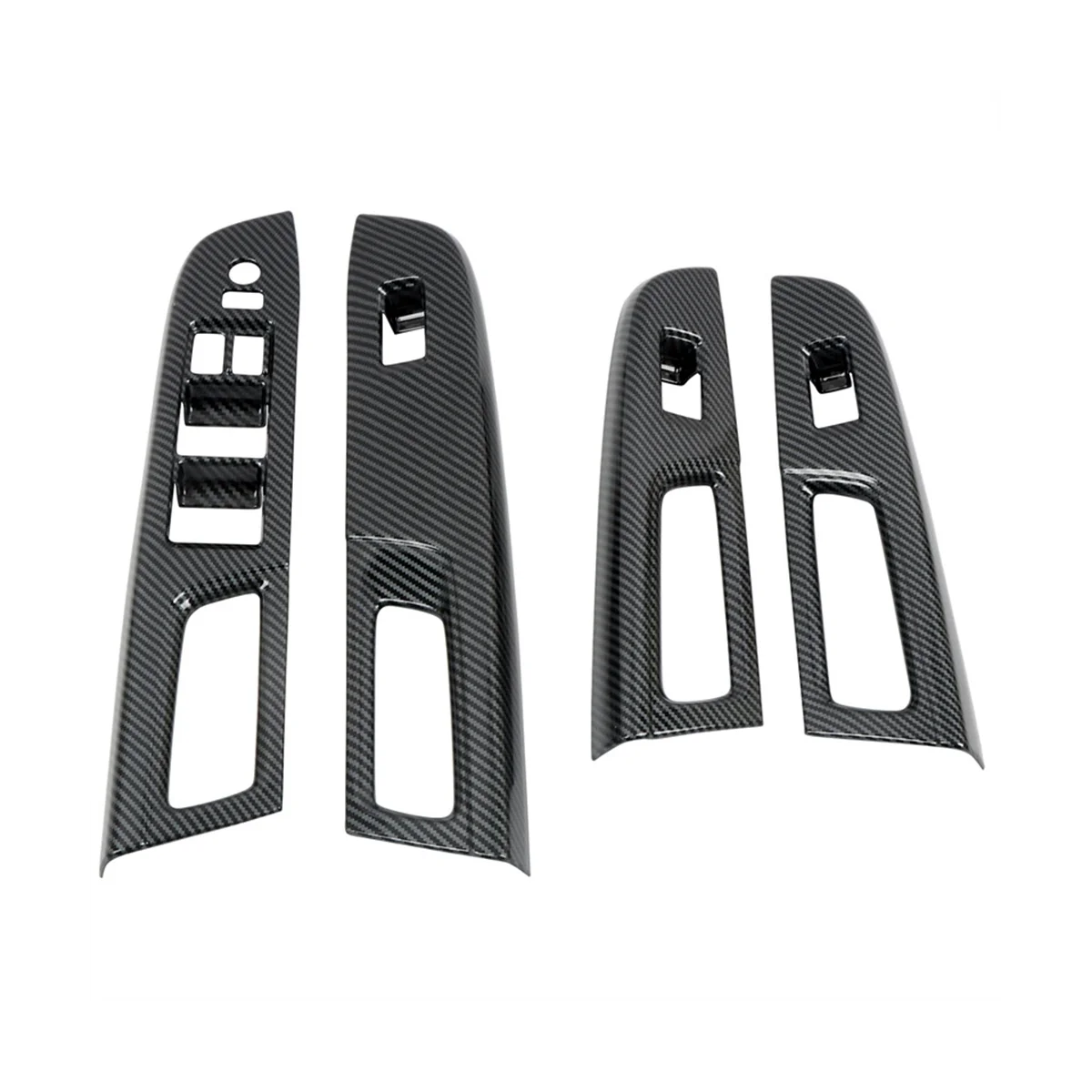 

Car Carbon Fiber Window Gl Lift Button Trim Switch Cover Door Armrest Panel for Subaru WRX/WRX STI 2015-2020 RHD