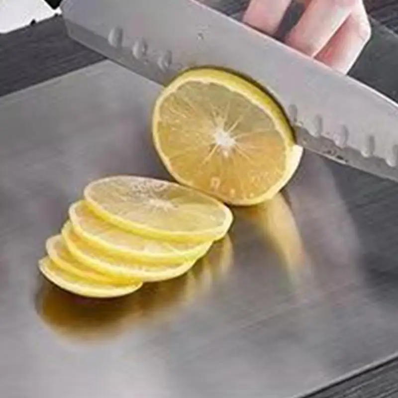 Thickened Stainless Steel Cutting Board Antibacterial and Mildew-proof Household Cutting Board Kitchen Kneading Dough Board