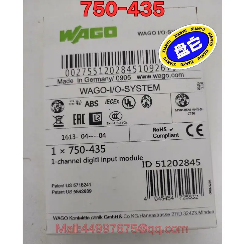 

Совершенно новый модуль ПЛК 750-435