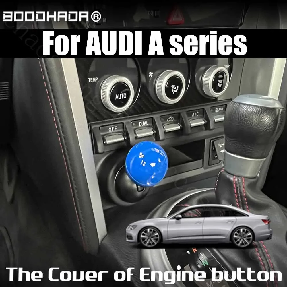 

For AUDI A series Car Engine START Button Replace Cover STOP Switch ball style Car Accessories