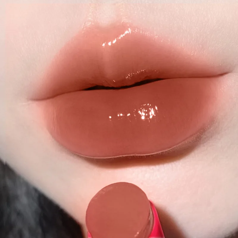 Mirror Lipstick Pen Jelly Solid Waterproof Watergloss Lip Glaze Moisturizing Sexy Lip Plumper Long-lasting Lips Makeup Cosmetic