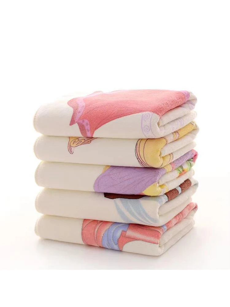 Cartoon Towels Temperature Change Color Change Trickster Joke Magic Towel Creative Gifts