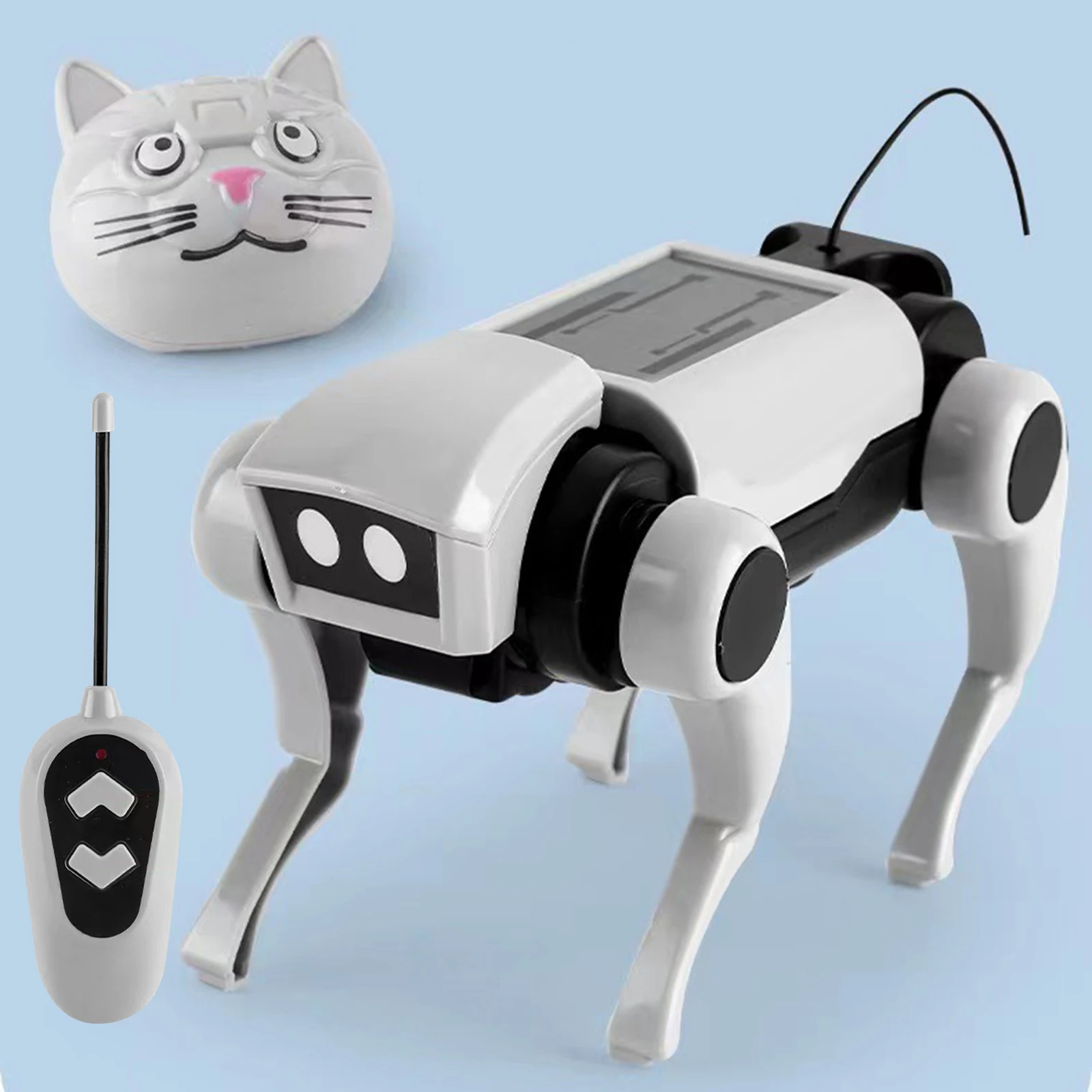 Stelo del cane meccanico elettrico fai da te auto assemblaggio Puzzle 3D cucciolo robotico per adolescenti adulti bambini bambini regali di compleanno