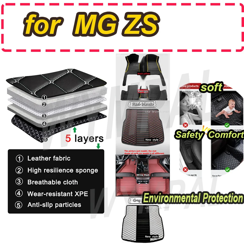 

LUXURY Custom Automotive Car Floor Mats For MG ZS 2022