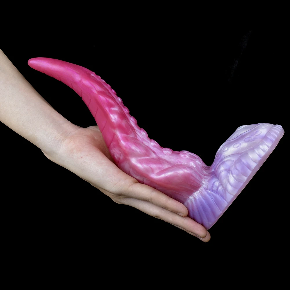 NNSX Curve Octopus Dildo With Suction Cup For G-spot Pointed Head Fantasy Animal Penis for Gay Women Adult Sex Toys Shop