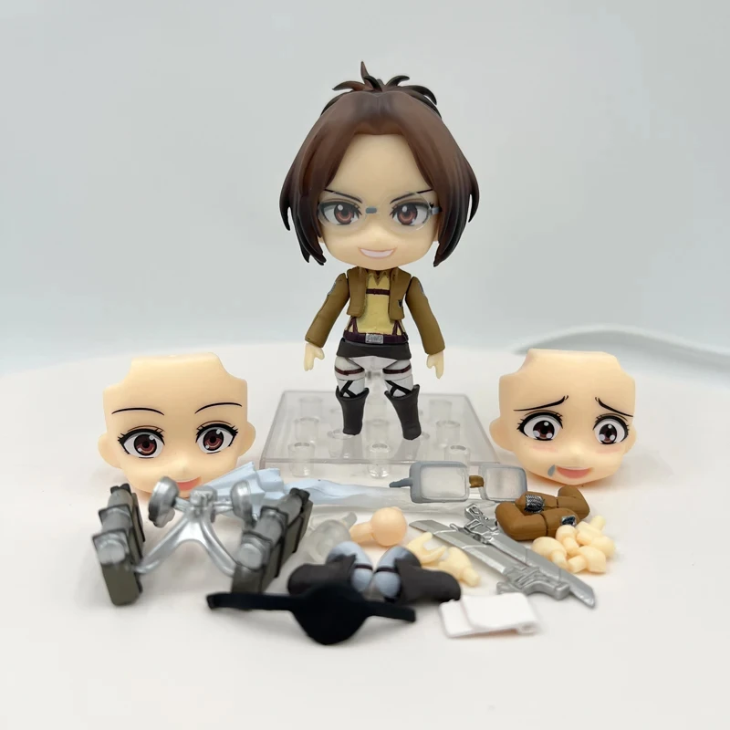 #1123 Attack on Titan Anime Figure Hange Zoe Shingeki no Kyojin Action Figure #775 Erwin Smith Figurine Collectible Doll Toys