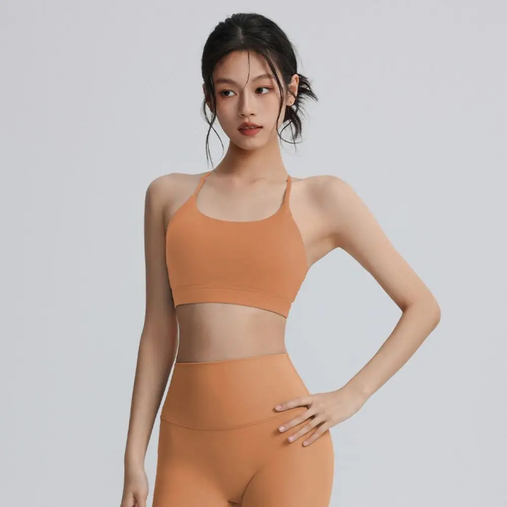 

Support Bra Seamless Women's Sports Bra Durable with Chest Pad Fashion Yoga Tops Breathable Comfortable Women Lingerie Gym