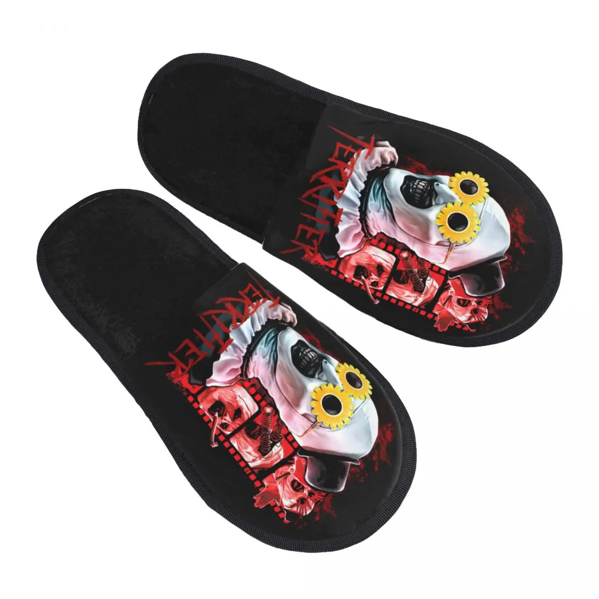 

Horror Terrifiers Film Guest Slippers for Bedroom Women Custom Print House Slipper