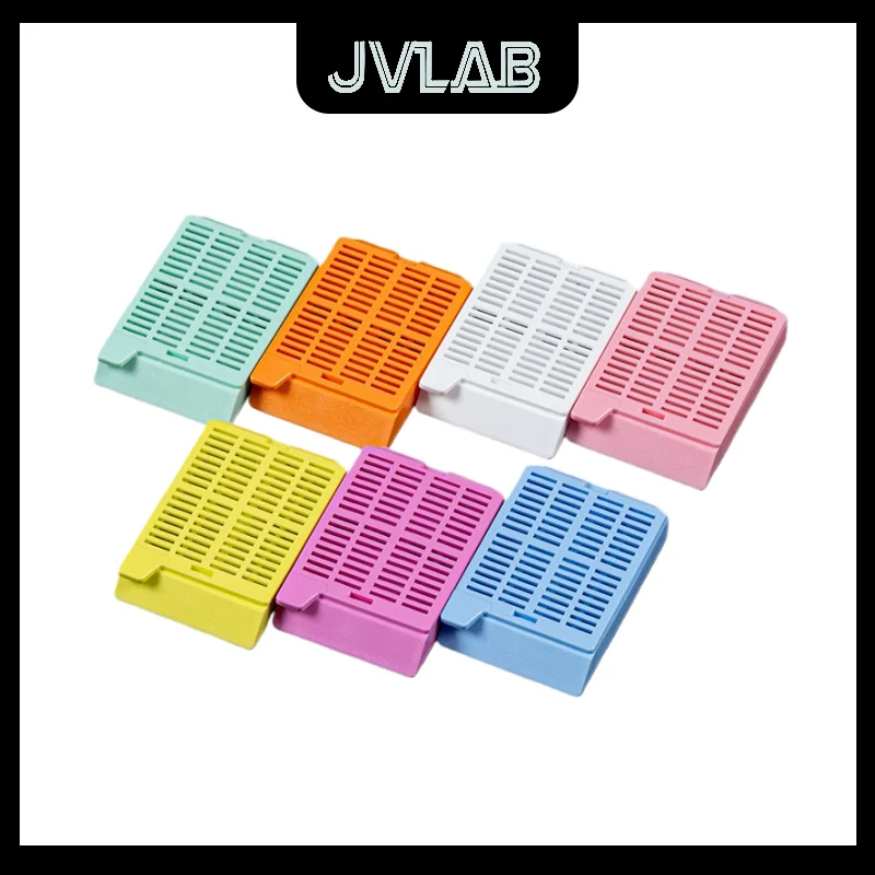 

POM Embedding Box Organization Processing Inspection Sample Organization Plastic Rectangular Grid Lid Color Easy To Break JVLAB