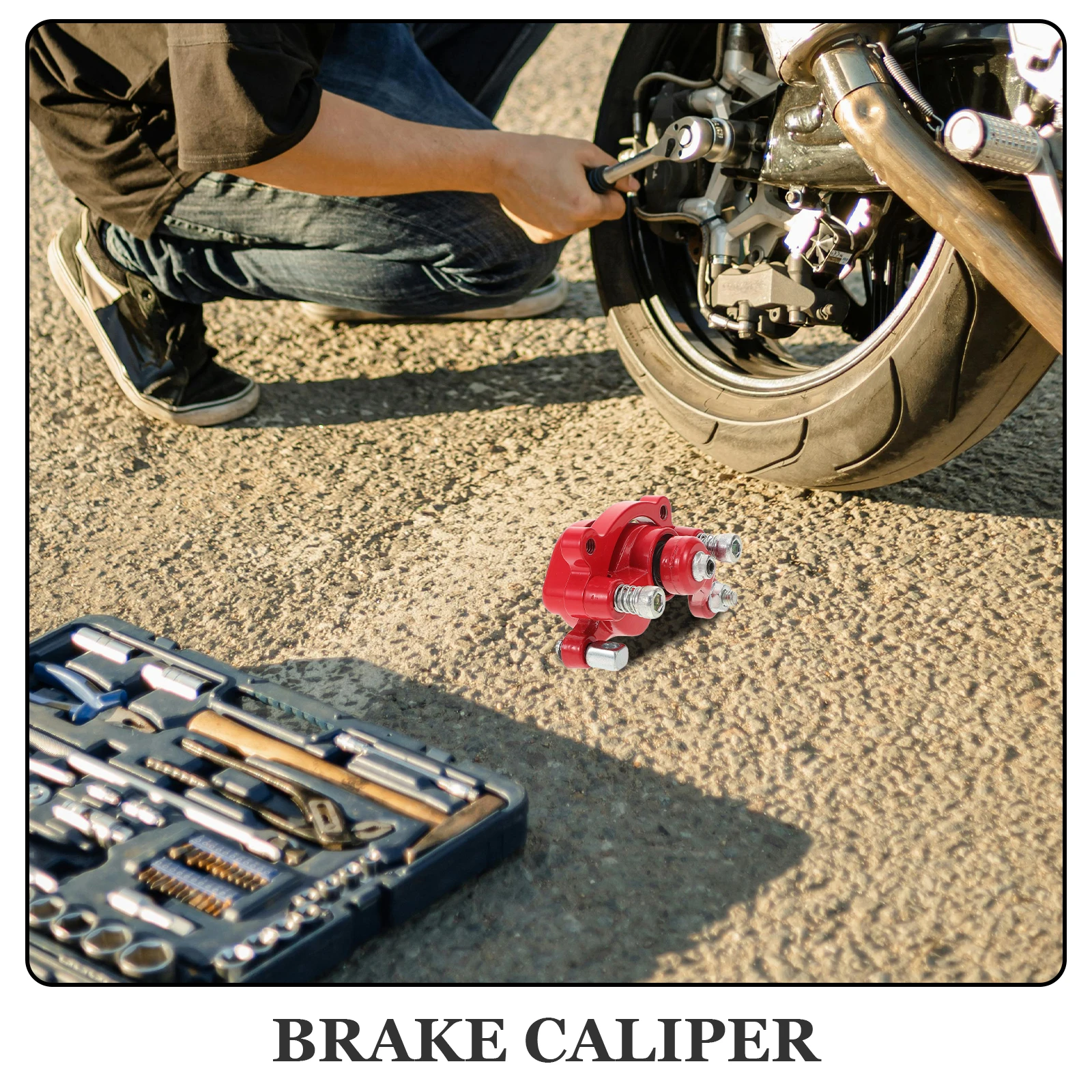 

Upgraded Motorcycle Rear Assembly Durable Replacement For Atv Go Cart Enhanced Braking Performance Long Lasting Pump Rear Brake
